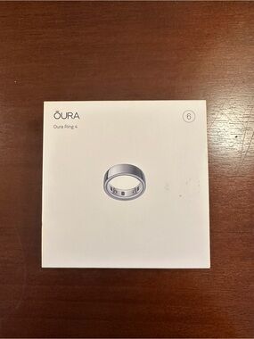 Oura Ring Gen 4 Smart Ring - Silver, Like New